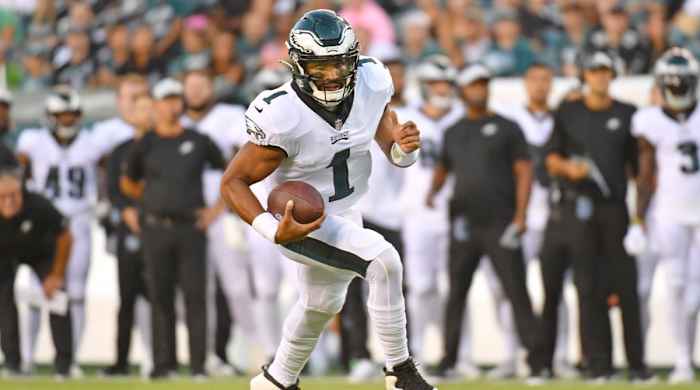 Philadelphia Eagles quarterback Jalen Hurts